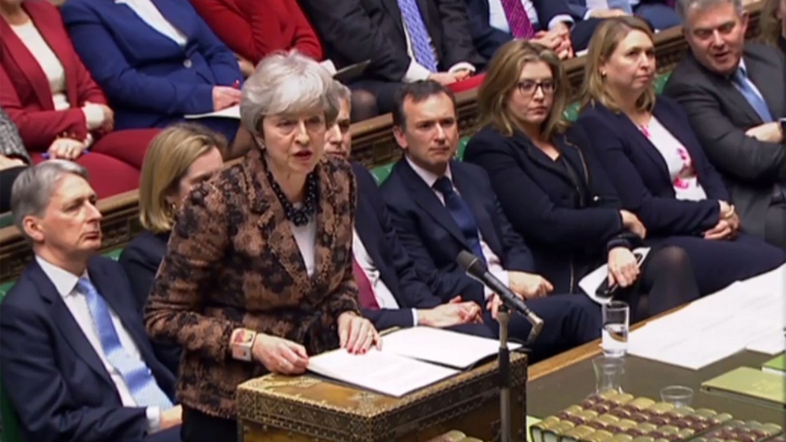 'Brexit': May descarta un segundo referéndum del 'Brexit' y ofrece negociar una solución para Irlanda - RTVE.es