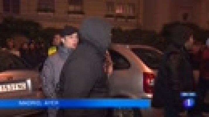 Telediario 1 - Continúa la huelga de taxistas