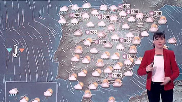 El tiempo - Temporal del norte en la Península