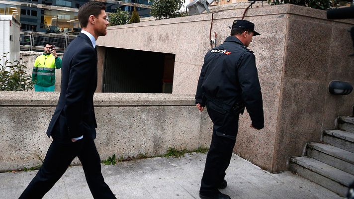 Xabi Alonso llega a la Audiencia para ser juzgado por fraude fiscal
