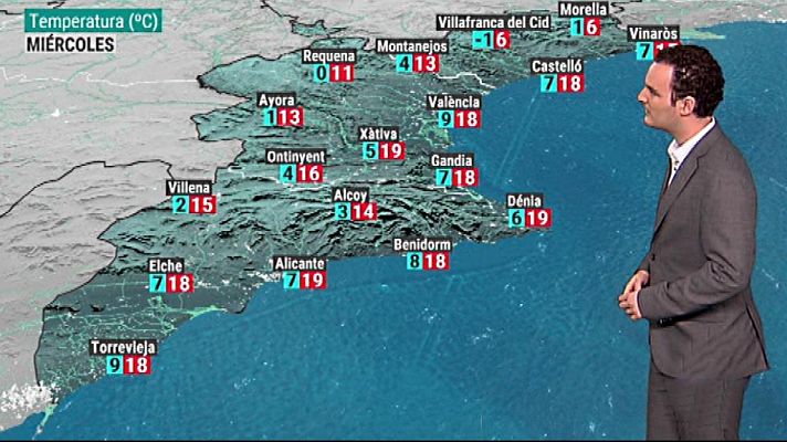 L'informatiu - Comunitat Valenciana - El tiempo en la Comunidad Valenciana - 22/01/19