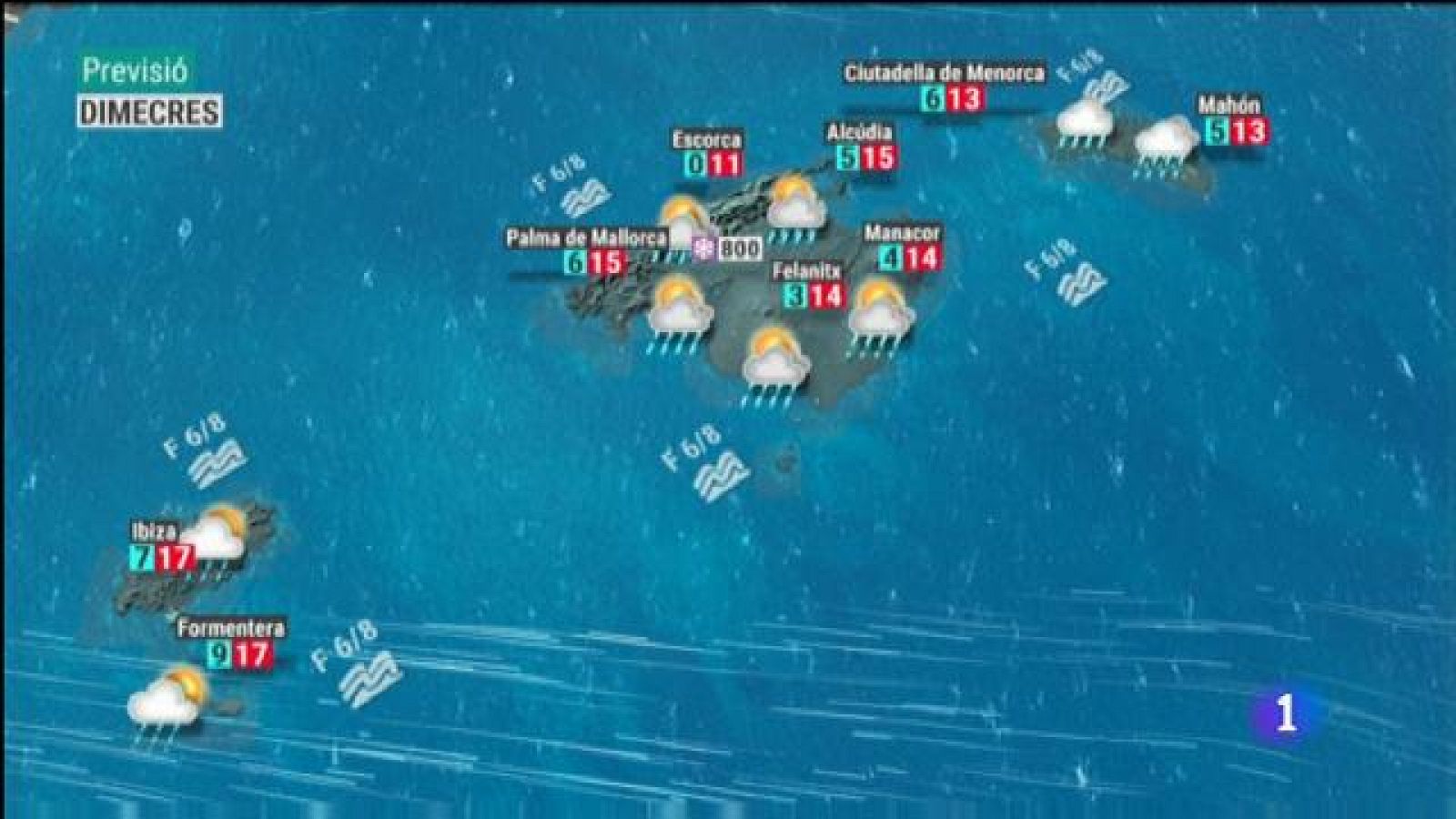 El temps a les Illes Balears - 22/01/19