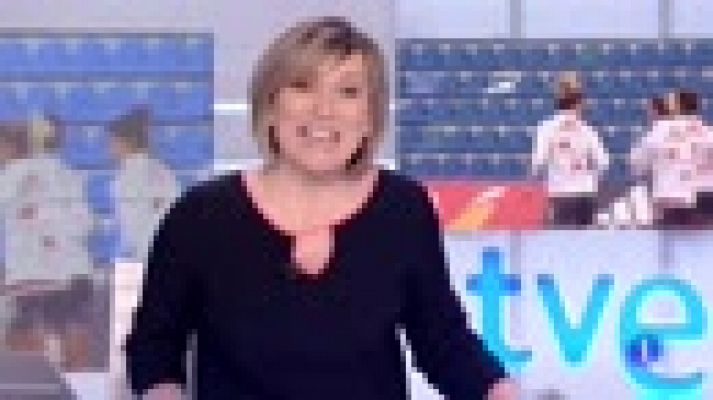 Telediario 1 - España se mide a USA en un amistoso de altos vuelos