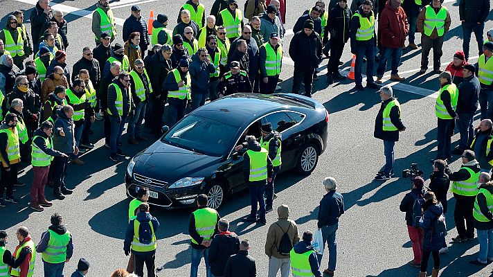 Telediario 1 - La Generalitat ofrece a los taxistas un acuerdo