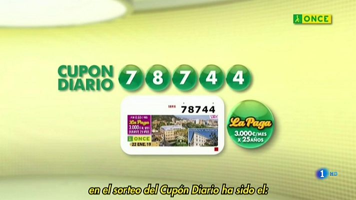 Sorteos ONCE - Sorteo ONCE - 22/01/19