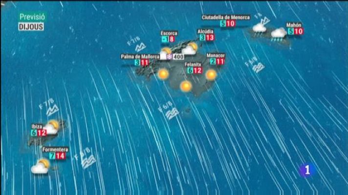 Informatiu Balear - El temps a les Illes Balears - 23/01/19