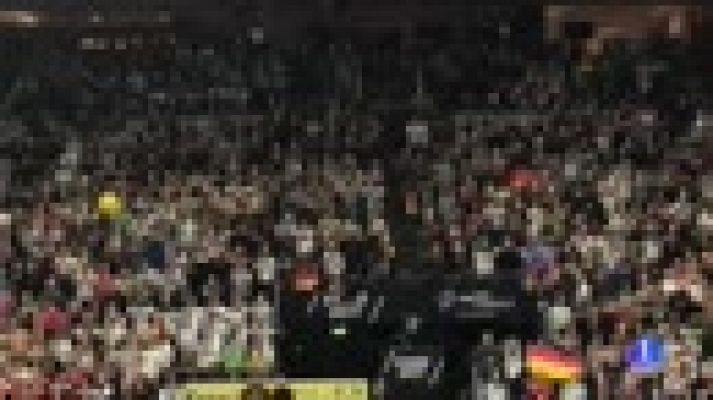 Telediario 1 - España se mide a los anfitriones con la mirada puesta en el Preolímpico