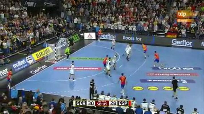  - España se jugará el preolímpico ante Egipto tras perder ante Alemania (31-30)