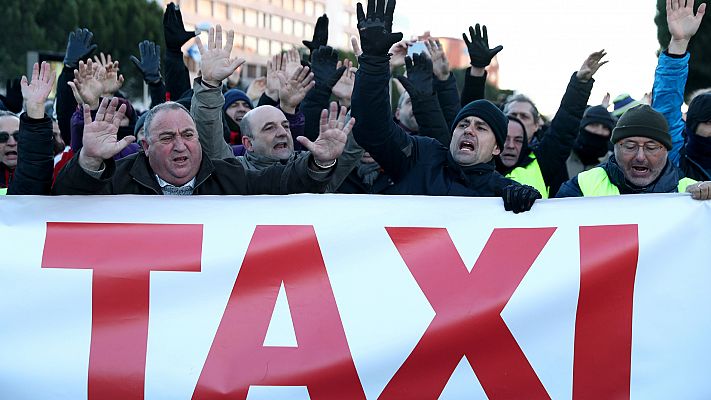 Los taxistas vuelven a cortar la M-40