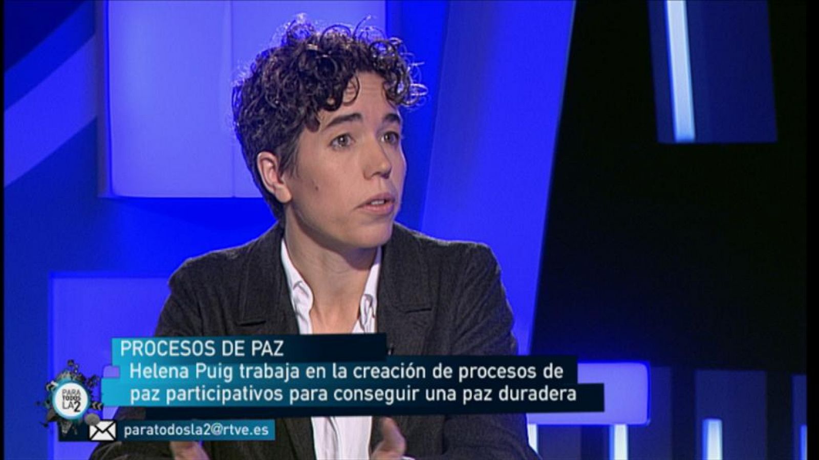 Para todos La 2: Entrevista a Helena Puig, sobre procesos de paz  | RTVE Play