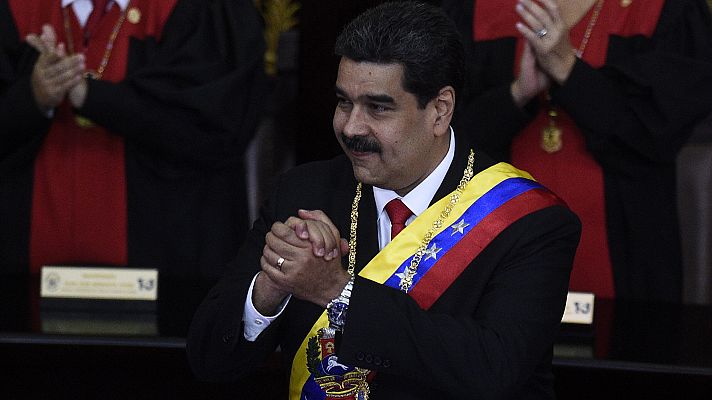 Maduro avisa de que la Justicia actuará contra Guaidó