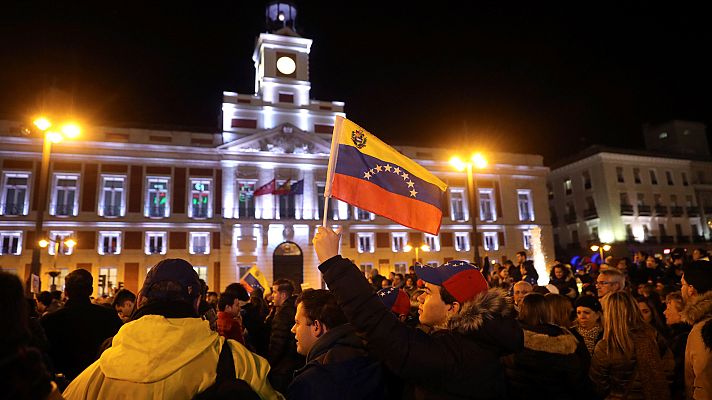 Telediario 1 - Políticos españoles sobre la situación en Venezuela: opiniones y peticiones distanciadas