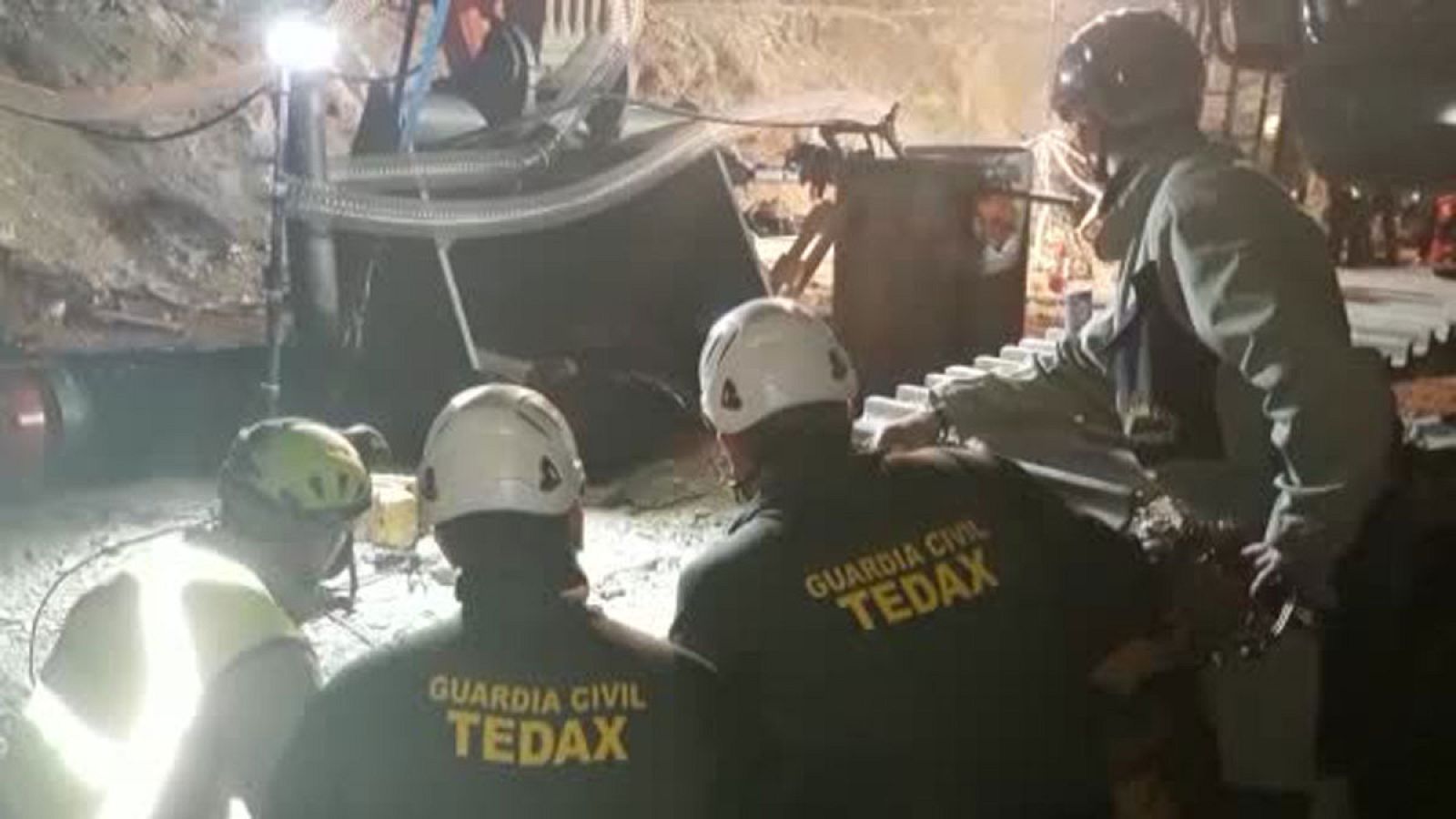 Realizan una cuarta microvoladura en la galería horizontal  para rescatar a Julen 