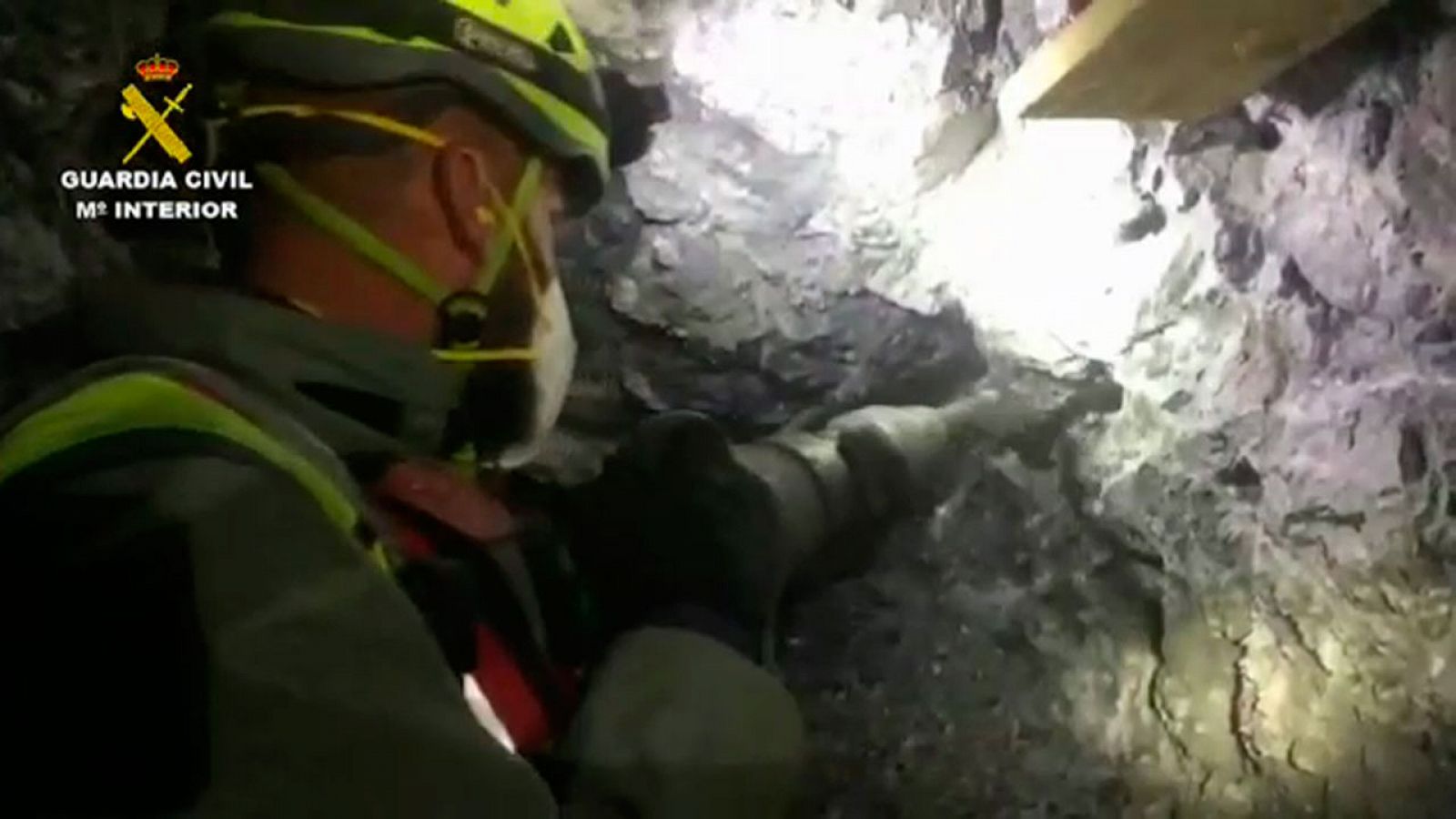 Primeras imágenes del rescate de Julen en el interior del túnel