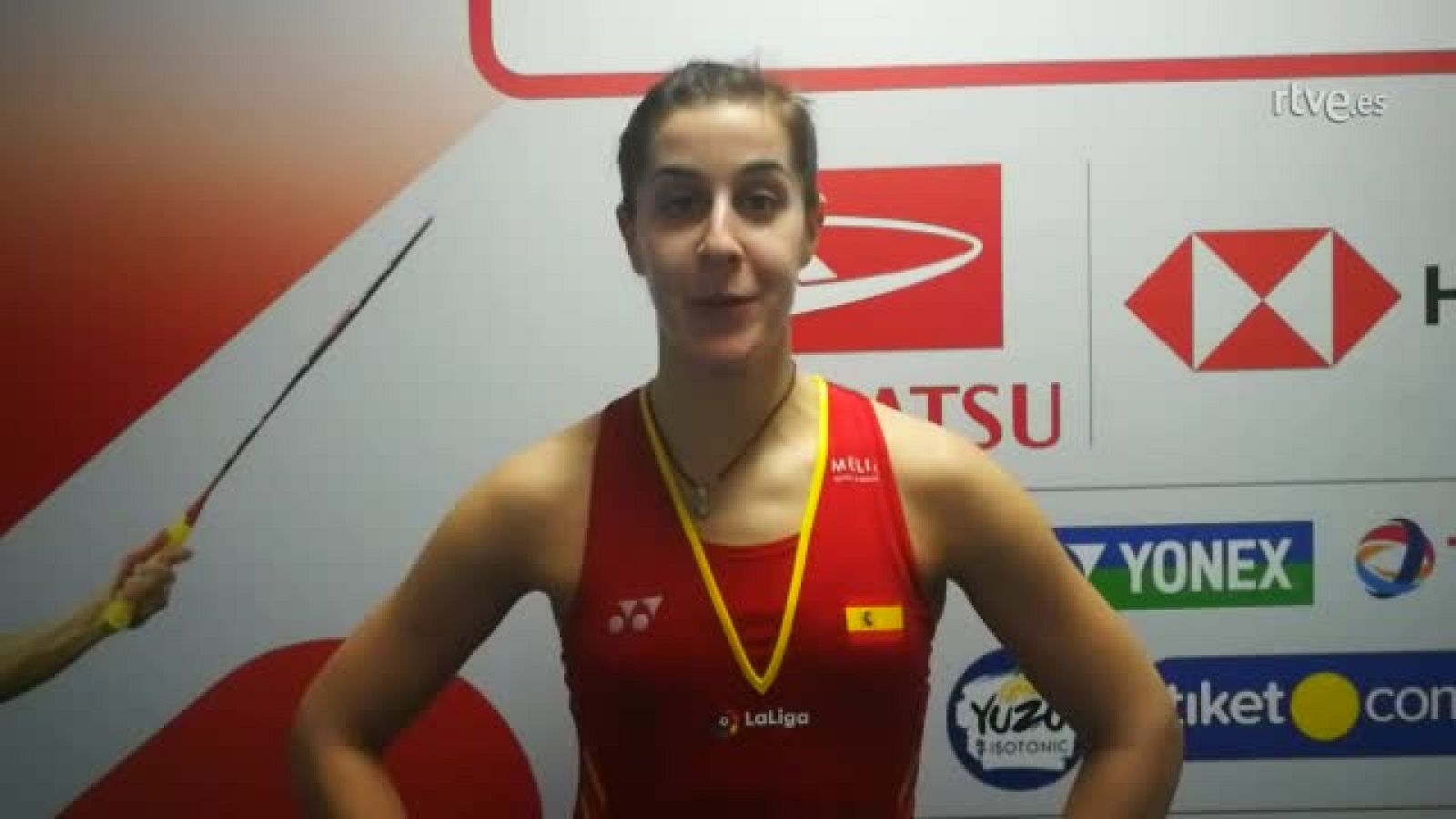 Carolina Marín: "Segundo torneo del año y otra final" - RTVE.es - Bádminton | Ver