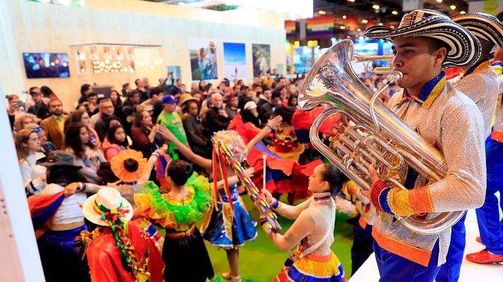 Telediario 1 - Fitur registra un aumento del 1,8% en el número de visitantes profesionales, hasta los 143.000