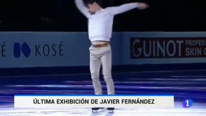 Javier Fernández se despide en la gala de exhibición de Minsk
