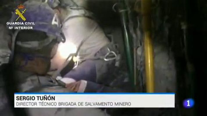 Telediario 1 - Los mineros del rescate de Julen están "desbordados, cansados y con ganas de volver a la rutina"