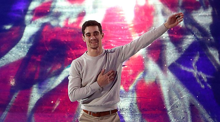 Telediario 1 - La carrera de Javier Fernández, por Paloma del Río