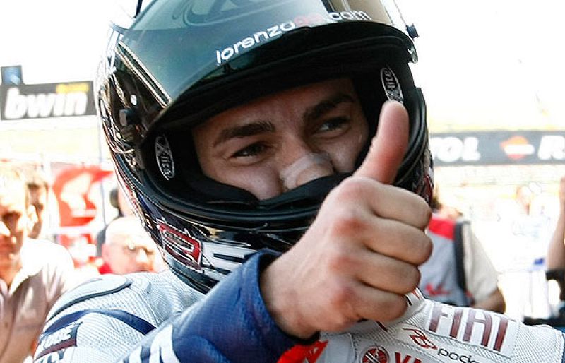 Jorge Lorenzo se ha hecho con la 'pole'en Jerez, por delante de Pedrosa.