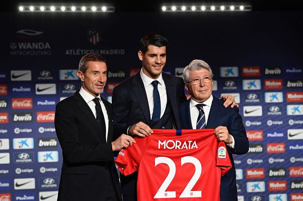 Telediario 1 - Morata: "Si estoy aquí es porque quiero estar"