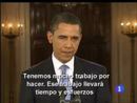 Informe Semanal - Obama cumple 100 días