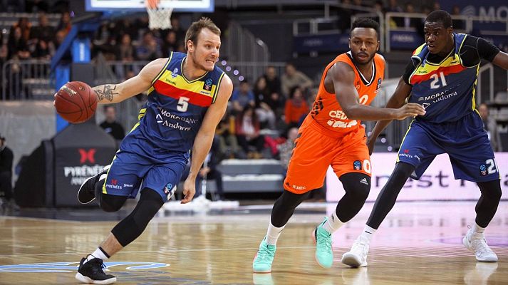 Eurocup Top 16 5º partido: Morabanc Andorra - Cedevita Zagre