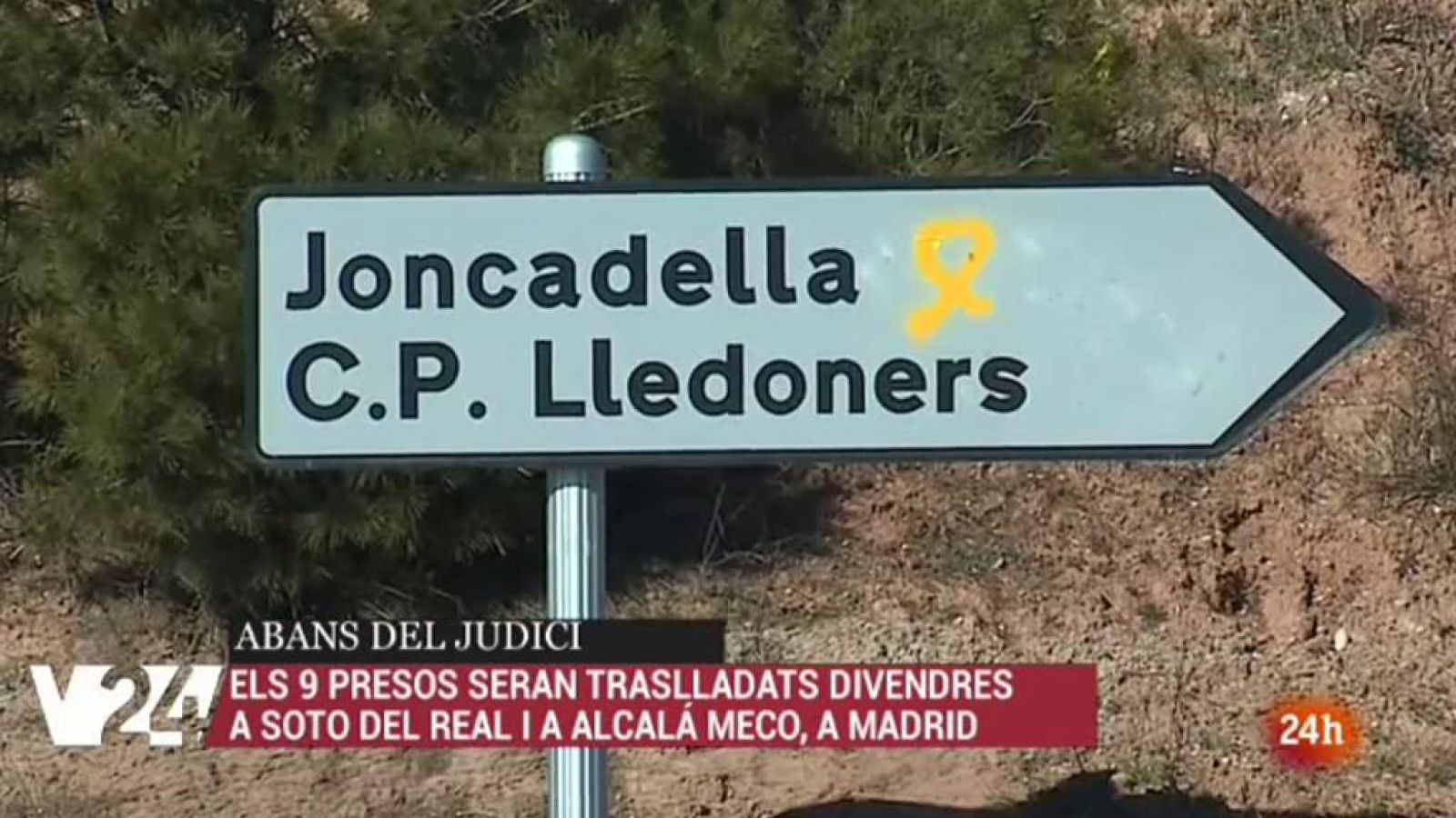 Els 9 presos seran traslladats divendres a Soto del Real i a Alcalà Meco