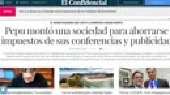 Telediario 1 - El equipo de candidatura de 'Pepu' Hernández asegura que nunca ha cometido ninguna irregularidad con Hacienda