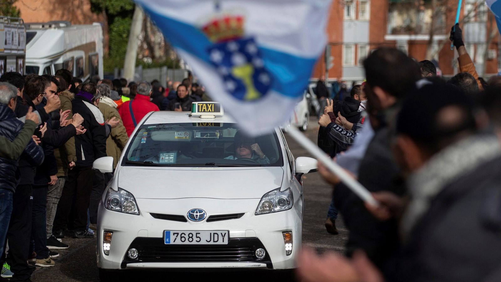 Los taxistas ante la nueva propuesta: "Si la Comunidad no negocia, ya casi tenemos que tachar esto de absolutismo"