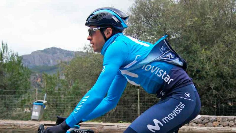 Mikel Landa se fractura la clavícula tras una caída en la Challenge de Mallorca
