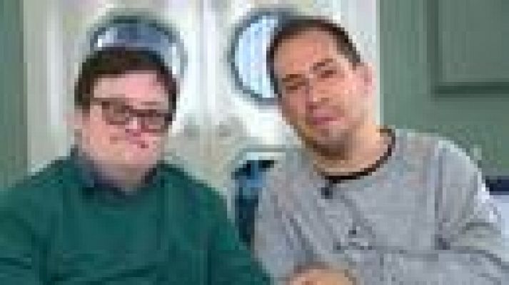  - Pablo Pineda y Juan Manuel Montilla 'El Langui' graban 'Donde comen dos'