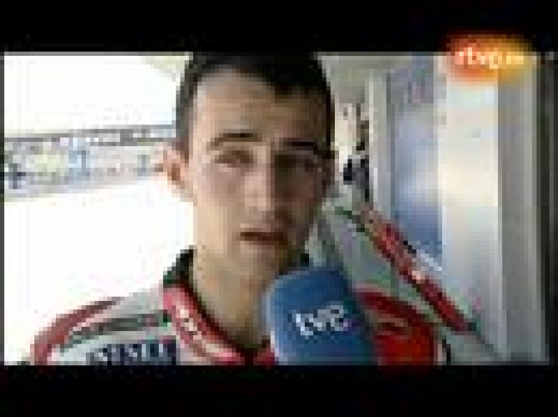 Héctor Barberá cree que no ha sido limpia la manera con que Simoncelli le ha arrebatado el tercer puesto en Jerez.