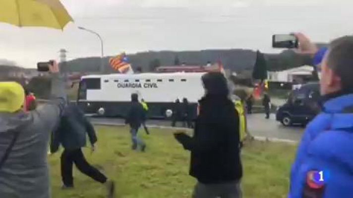 El presos ja són de camí a Madrid