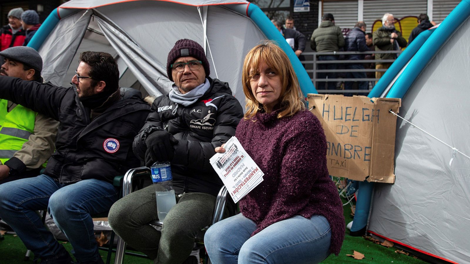 Los taxistas madrileños niegan emular la "vía Colau" e insisten en negociar