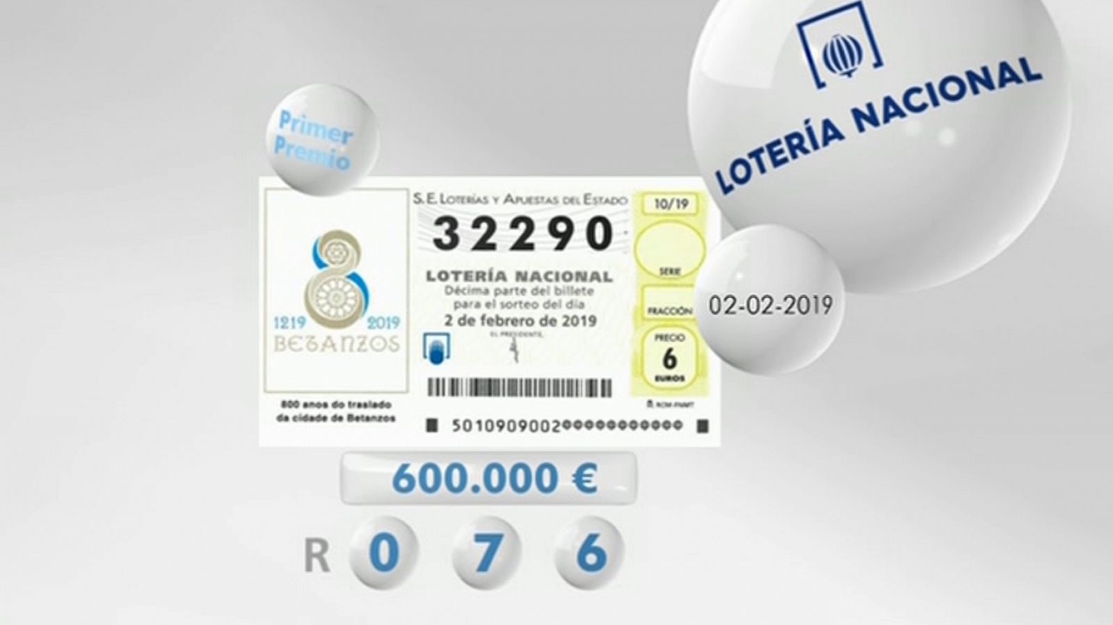 Loterías: Lotería viajera - 02/02/19   | RTVE Play