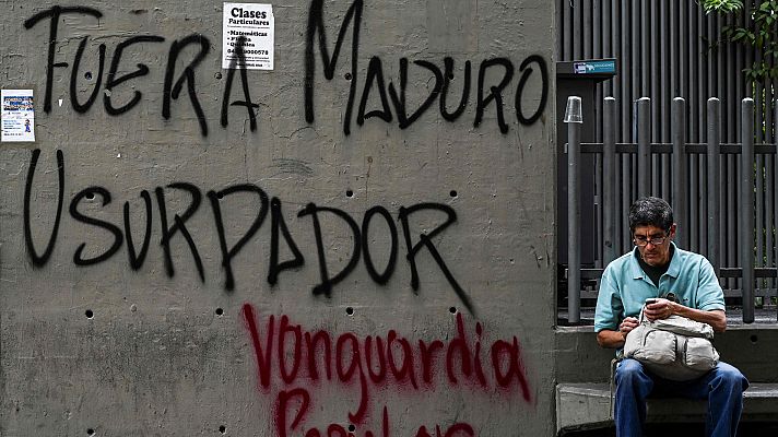 Telediario 1 - La pugna entre Maduro y Guaidó se traslada de nuevo a las calles de Venezuela con sendas marchas