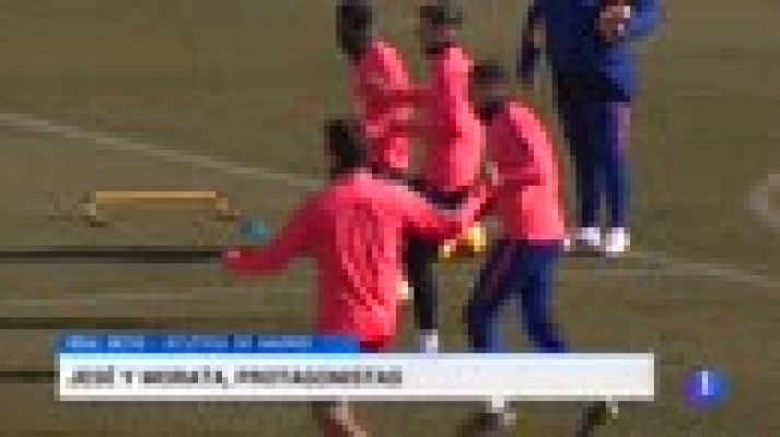 Telediario 1 - Simeone cuenta con Morata para el Villamarín