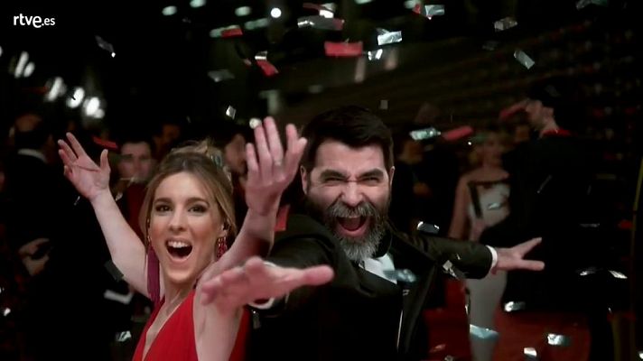 Premios Goya - Rafa Muñoz y Ana Ibáñez en la cámara glamur