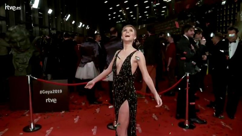 Goya 2019 - Aura Garrido en la cámara glamur