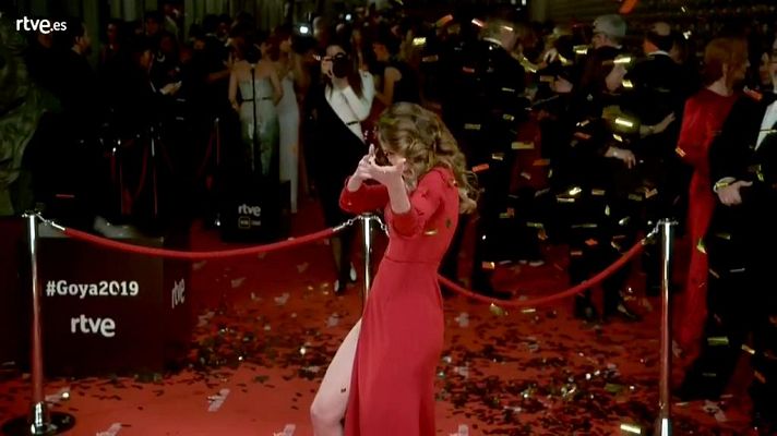 Andrea Jaurrieta en la cámara glamur