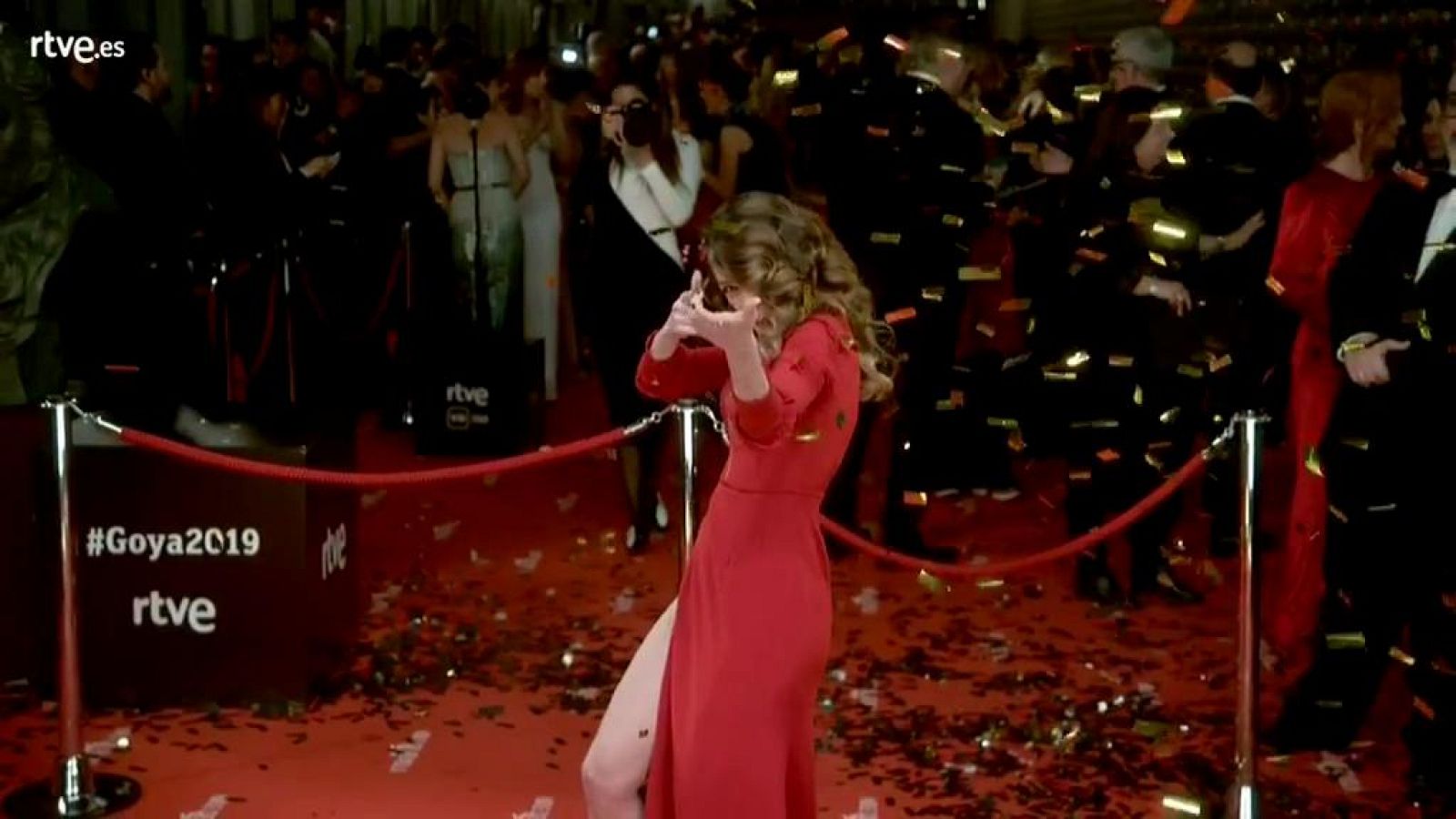 Goya 2019 - Andrea Jaurrieta en la cámara glamur