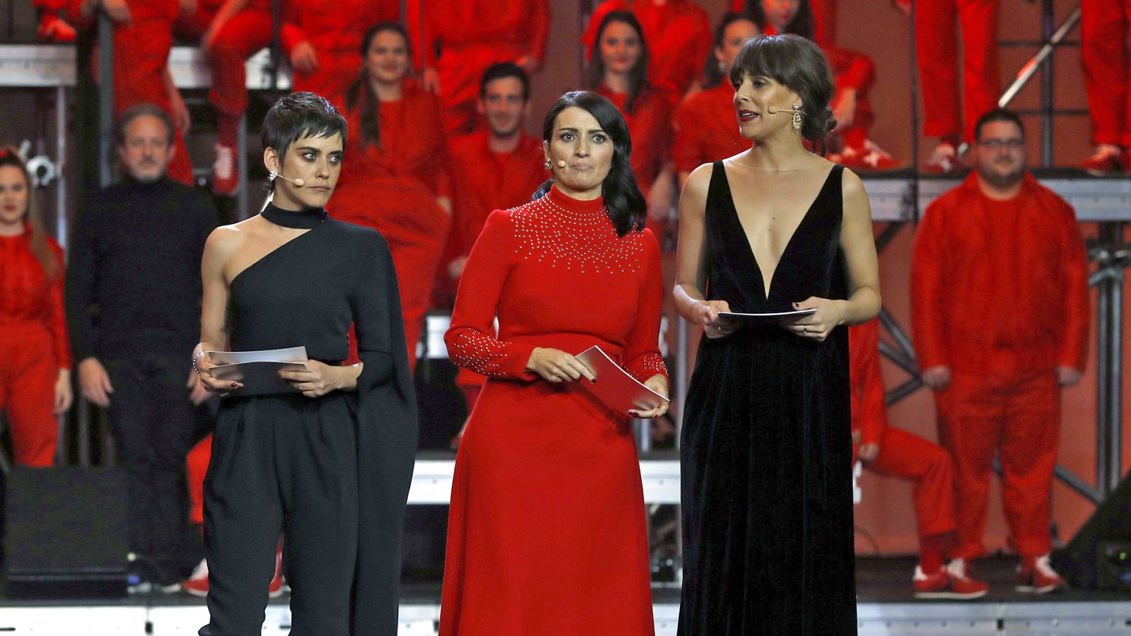 Goyas 2019: Silvia Abril, Belén Cuesta y María León hacen un llamamiento a romper con la "brecha salarial" en el cine - RTVE.es