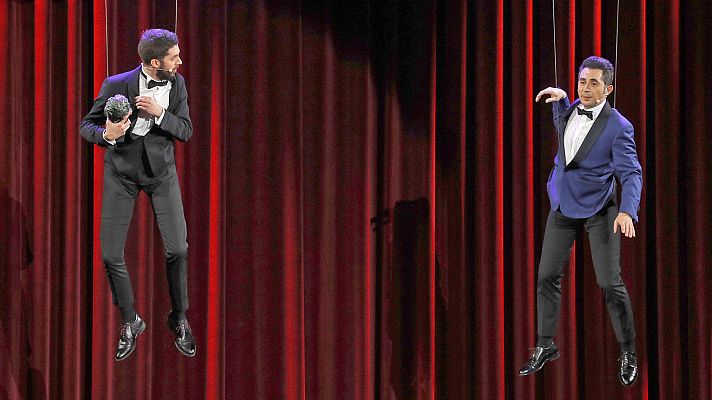 Premios Goya - David Broncano y Berto Romero entregan colgados en el aire el Goya a los mejores efectos especiales