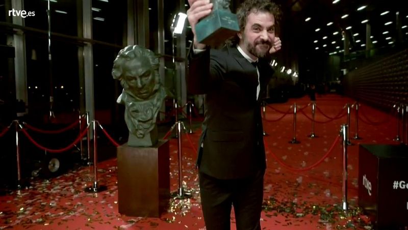Goya 2019 - Álvaro Brechner, mejor guión adaptado, en la cámara glamur