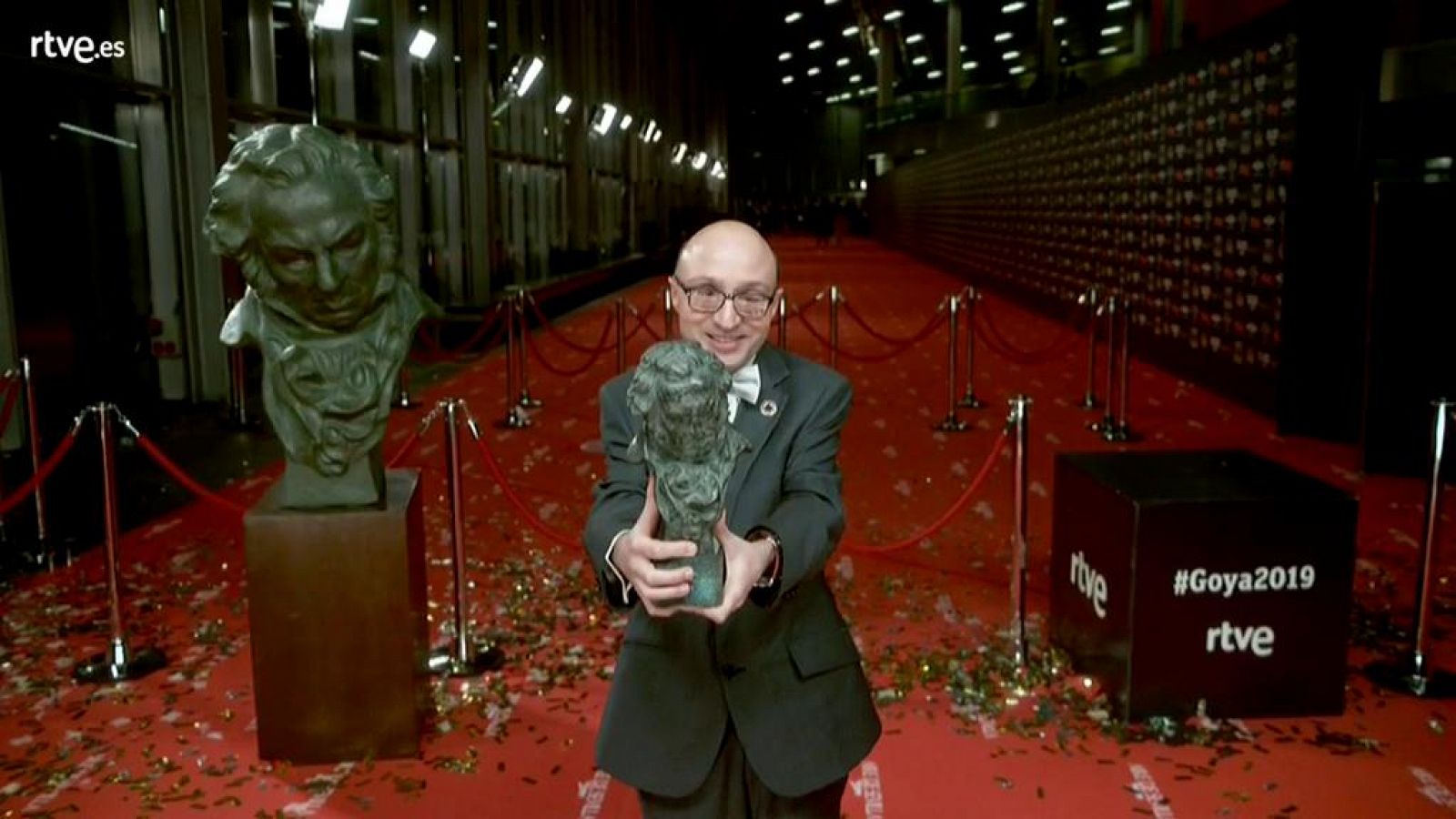 Goya 2019 - Jesús Vidal, mejor actor revelación, en la cámara glamur