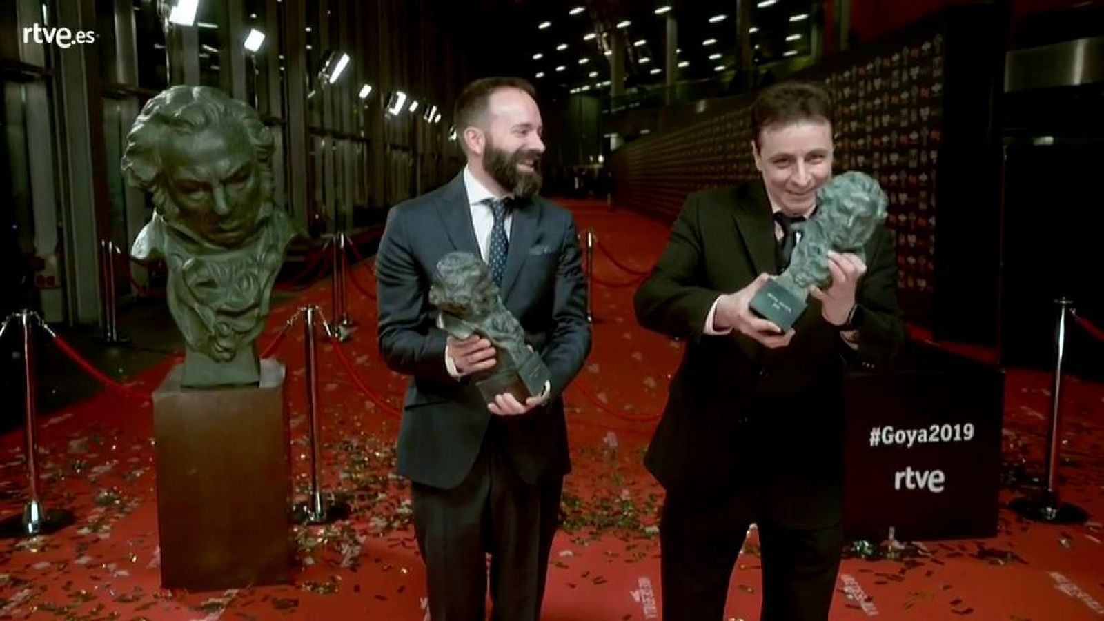 Goya 2019 - Roberto Fernández y Alfonso Raposo, mejor sonido, en la cámara glamur