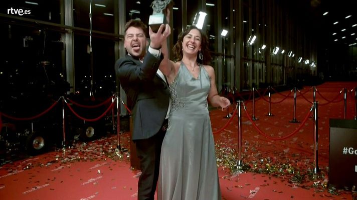 Premios Goya - Equipo de 'Un día más con vida', mejor película de animación