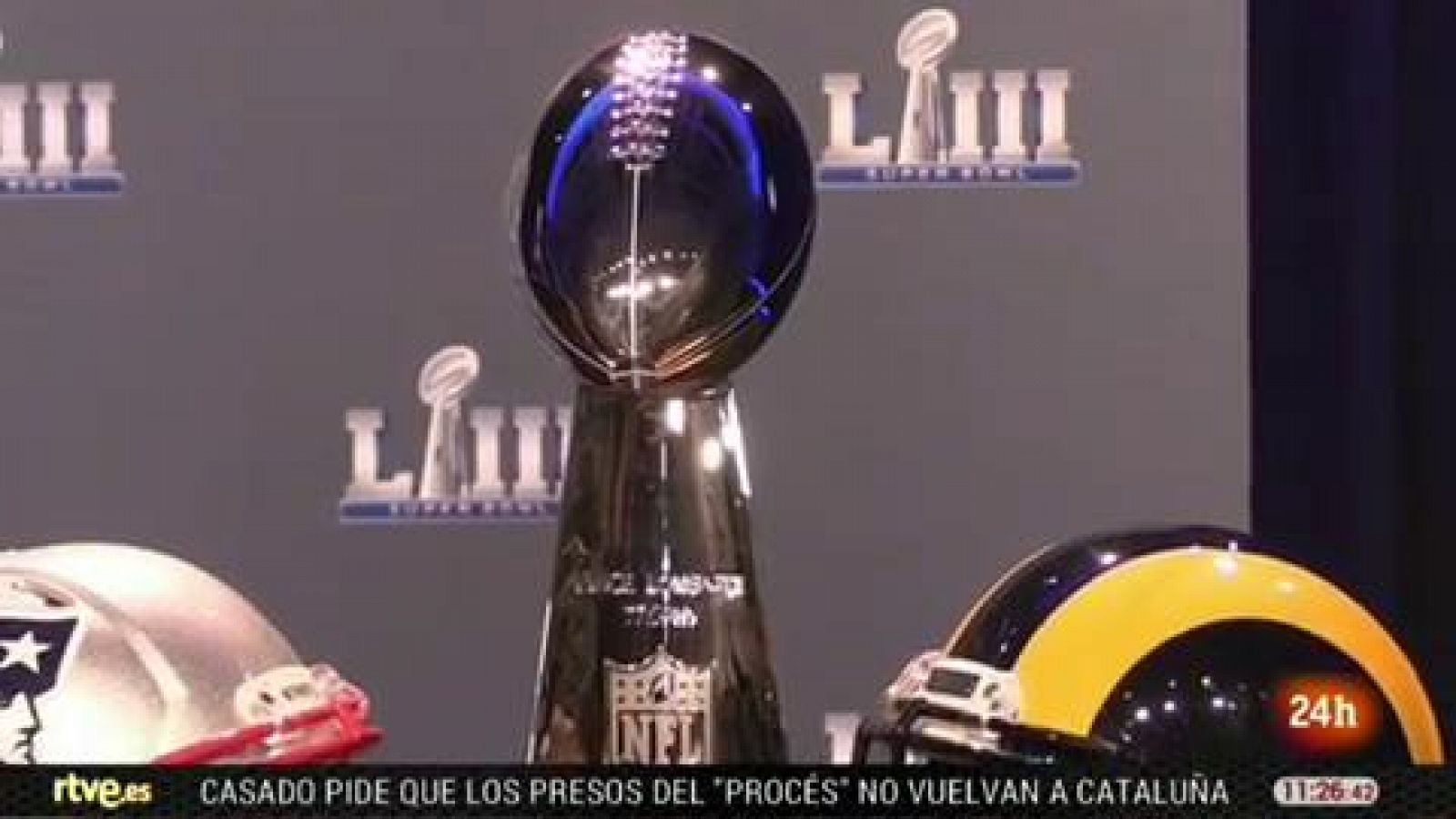New England Patriots y Los Angeles Rams se enfrentan en la Superbowl 2019