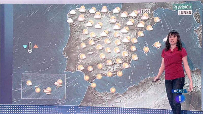 Hoy, tiempo estable en casi todo el país y temperaturas diurnas que suben